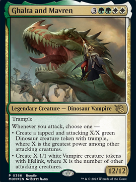 Ghalta and Mavren (UMP-386) - March of the Machine Foil