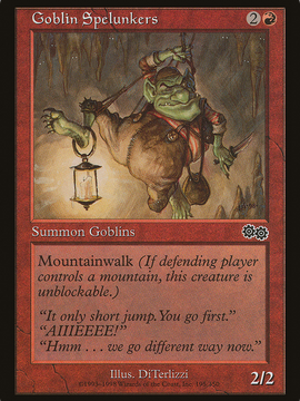 Goblin Spelunkers (USG-195) - Urza's Saga