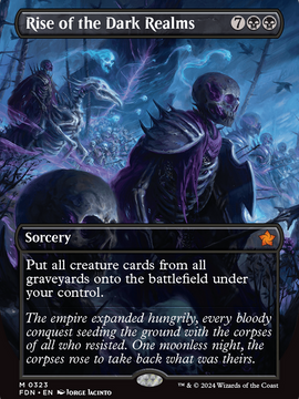 Rise of the Dark Realms (FDN-323) - Foundations (Borderless) Foil