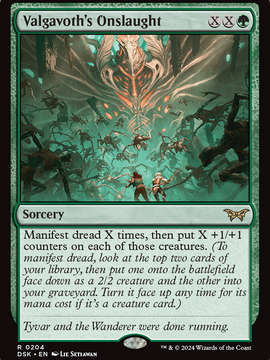 Valgavoth's Onslaught (DSK-204) - Duskmourn: House of Horror
