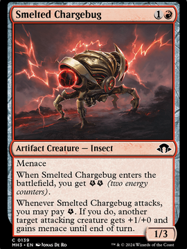 Smelted Chargebug (MH3-139) - Modern Horizons 3 Foil