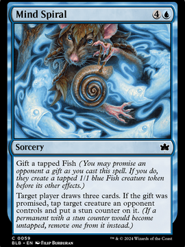Mind Spiral (BLB-059) - Bloomburrow Foil