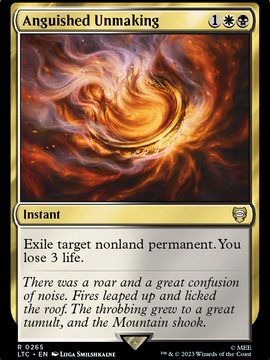 Anguished Unmaking (LTC-265) - Tales of Middle-earth Commander