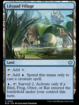 Lilypad Village (BLB-255) - Bloomburrow Foil