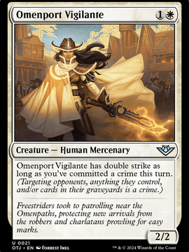 Omenport Vigilante (OTJ-021) - Outlaws of Thunder Junction