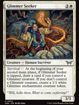 Glimmer Seeker (DSK-014) - Duskmourn: House of Horror