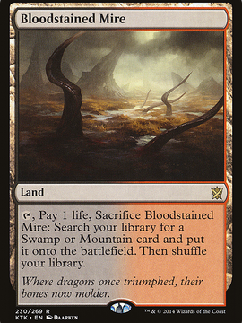 Bloodstained Mire (KTK-230) - Khans of Tarkir