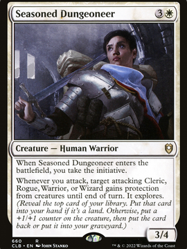 Seasoned Dungeoneer (CLB-660) - Commander Legends: Battle for Baldur's Gate
