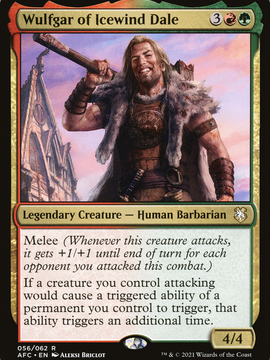 Wulfgar of Icewind Dale (AFC-056) - Forgotten Realms Commander