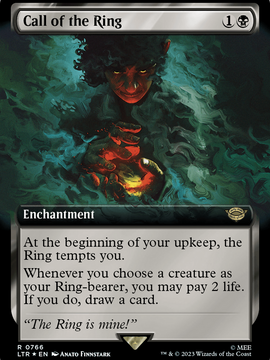 Call of the Ring (LTR-766) - The Lord of the Rings: Tales of Middle-earth: (Extended Art) Foil