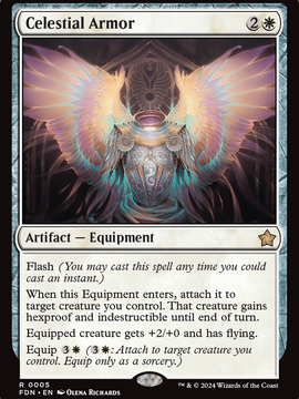 Celestial Armor (FDN-005) - Foundations Foil