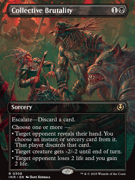 Collective Brutality (Borderless) (INR-308) - Innistrad Remastered