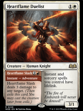 Heartflame Duelist // Heartflame Slash (WOE-228) - Wilds of Eldraine