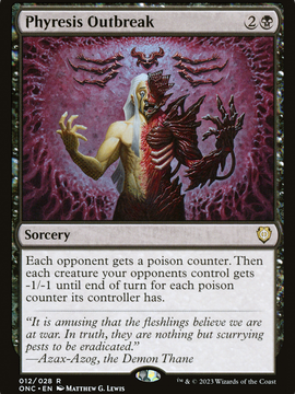 Phyresis Outbreak (ONC-012) - Phyrexia: All Will Be One Commander