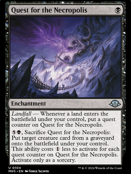 Quest for the Necropolis (MH3-104) - Modern Horizons 3 Foil