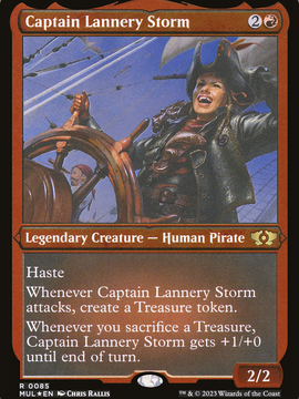 Captain Lannery Storm (MUL-085) - Multiverse Legends Etched Foil
