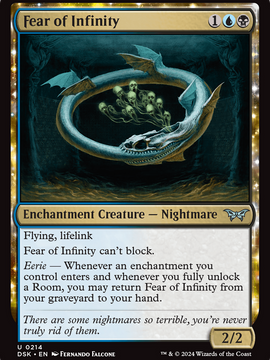 Fear of Infinity (DSK-214) - Duskmourn: House of Horror: (nyxtouched)