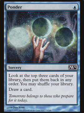 Ponder (M12-073) - Magic 2012