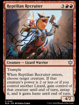 Reptilian Recruiter (BLB-149) - Bloomburrow