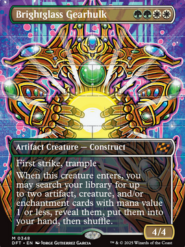Brightglass Gearhulk (Borderless) (DFT-348) - Aetherdrift