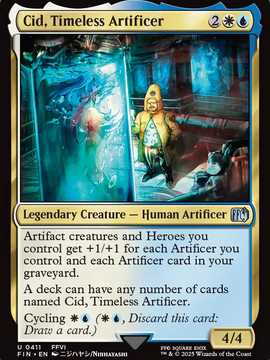 Cid, Timeless Artificer (FIN-411) - FINAL FANTASY Foil