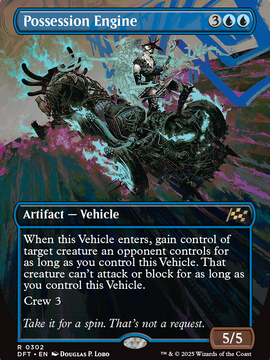 Possession Engine (Borderless) (DFT-302) - Aetherdrift Foil