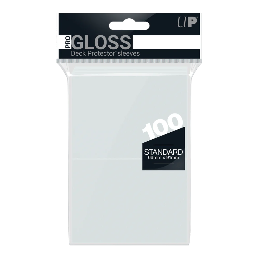 Ultra Pro - Gloss Standard Deck Protector Sleeves - 100 Count - Clear