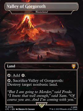 Wasteland (LTC-376) - Tales of Middle-earth Commander / Valley of Gorgoroth (Borderless)