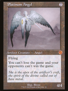 Platinum Angel (BRR-041) - The Brothers' War Retro Artifacts