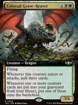 Colossal Grave-Reaver (TDC-090) - Commander: Tarkir: Dragonstorm: (Extended Art)