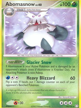 Abomasnow (19/123) [Diamond & Pearl: Mysterious Treasures]