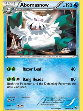 Abomasnow (26) [Plasma Blast]