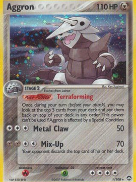 Aggron (1/108) (Stamped) [EX: Power Keepers]