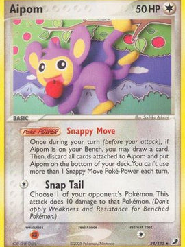 Aipom (34/115) [EX: Unseen Forces]