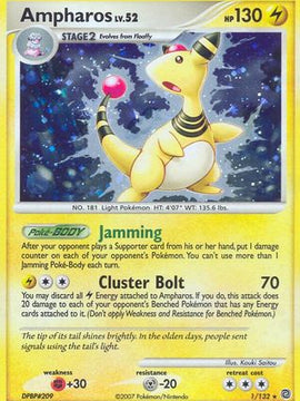 Ampharos (1/132) [Diamond & Pearl: Secret Wonders]