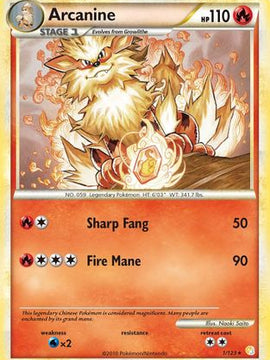 Arcanine (1/123) [HeartGold & SoulSilver: Base Set]