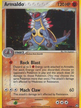Armaldo (3/108) (Stamped) [EX: Power Keepers]