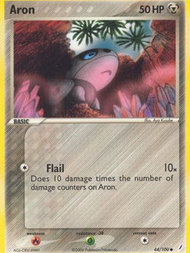 Aron (44/100) [EX: Crystal Guardians]