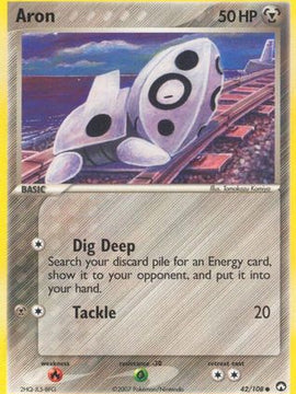 Aron (42/108) [EX: Power Keepers]