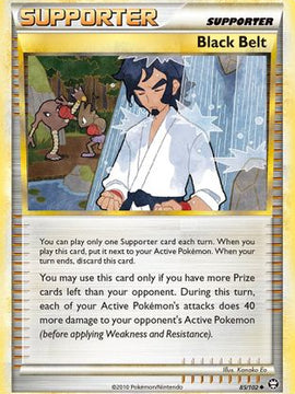 Black Belt (85/102) [HeartGold & SoulSilver: Triumphant]
