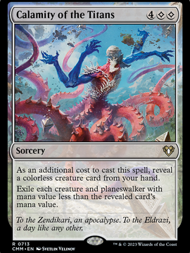 Calamity of the Titans (CMM-713) - Commander Masters