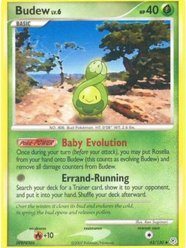 Budew (43/130) [Diamond & Pearl: Base Set]