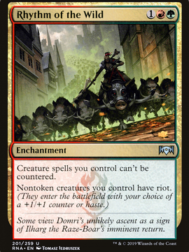 Rhythm of the Wild (RNA-201) - Ravnica Allegiance