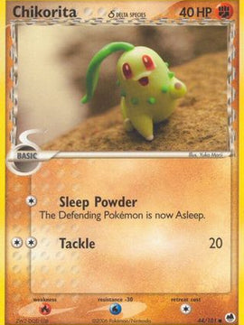 Chikorita (44/101) (Delta Species) [EX: Dragon Frontiers]