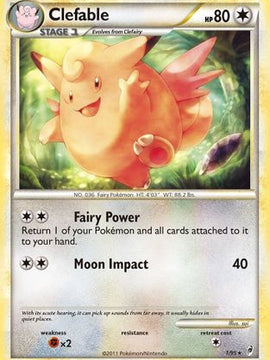 Clefable (1/95) [HeartGold & SoulSilver: Call of Legends]