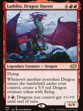Lathliss, Dragon Queen (J22-566) - Jumpstart 2022