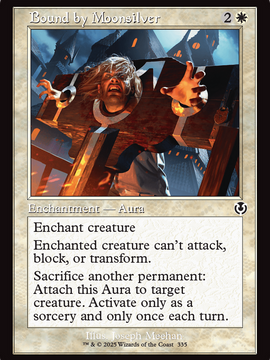 Bound by Moonsilver (Retro Frame) (INR-335) - Innistrad Remastered Foil