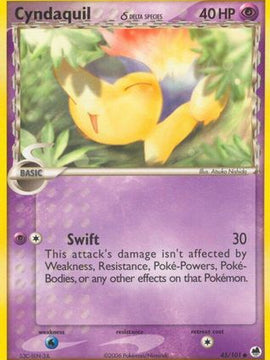 Cyndaquil (45/101) (Delta Species) [EX: Dragon Frontiers]