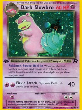 Dark Slowbro (12/82) [Team Rocket 1st Edition]