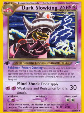 Dark Slowking (20/105) [Neo Destiny 1st Edition]